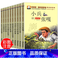 [正版]革命红色经典书籍 全套10册小兵张嘎闪闪的红星 故事书注音版一年级课外书二年级三必读阅读故事儿童读物书 英雄人