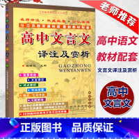 江苏版 高中文言文(译注及赏析) 高中通用 [正版] 涅槃 备考2023高中文言文译注及赏析 江苏版苏教版完全解读一