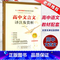 [正版]YS 涅槃 高中文言文译注及赏析 上下册 人教版RJ完全解读一本通古诗文全析高一二三语文古诗词译注及赏析高中文