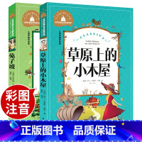 [正版]国际大奖儿童文学全套2册 兔子坡草原上的小木屋注音版必读小学生一二三年级阅读课外书童话故事短篇老师带拼音的绘本