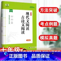 语文现代文阅读+古诗文阅读 国一/初中一年级 [正版]曲一线 2023新版 现代文阅读+古诗文阅读 国一 53语文专项训