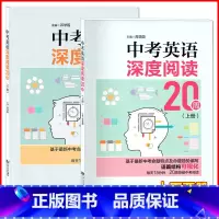 英语 [正版]中考英语深度阅读20周上下册2本 基于新中考命题特点及命题趋势编写语篇结构可视化每天15分钟突破中考阅读