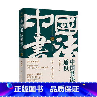 [正版]直营中国书法通识 北大书法课 带你成为一个懂书法的人 方建勋 书法大家名作书法入门指南基础知识练字书法发展史