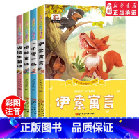 [正版]全4册童话故事书 一千零一夜故事全集 安徒生童话注音版 格林 伊索寓言小学1-3儿童带拼音彩图一年级二 三 小