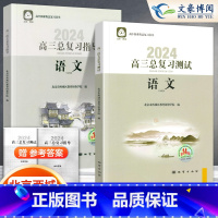 [第14版]语文 总复习指导+测试(2册) 北京高三总复习 [正版]2024新版北京高三总复习指导测试上下册高考总复习语