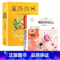 夏洛的网+细菌世界历险记 [正版] 夏洛的网小学生版 童书 上海译文8-9-12岁儿童文学四五六年级课外书籍非注音版三年