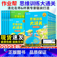 数学思维训练大通关 六年级上 [正版]2023新数学思维训练大通关一二三四五六年级上下册小学生奥数竞赛思维训练数学思维强