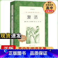 [人民文学] 复活 [正版]统编语文阅读丛书人民文学出版社高中 生高一高二高三课外文学世界名著三国演义红楼梦约翰克里斯朵