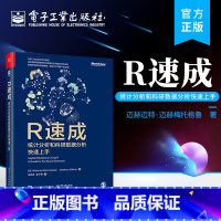 [正版] R速成:统计分析和科研数据分析快速上手 R在数据科学领域的灵活性 R的基本工作原理 R统计分析课程 电子工业出