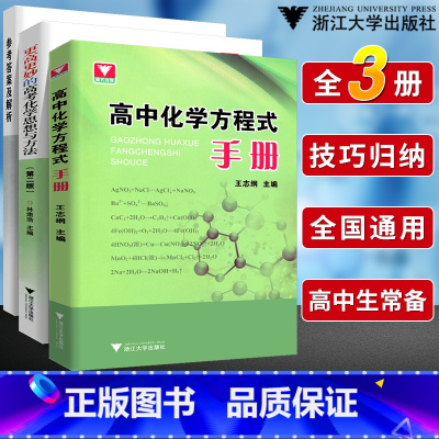 更高更妙高考化学+高中化学方程式手册 高中通用 [正版]更高更妙的高中化学思想与方法+高中化学方程式手册王志刚林肃浩20