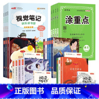 涂重点语文+快乐读书吧+视觉笔记 四年级上 [正版]2024春季2023秋新版优翼涂重点语文一年级二年级三年级四年级五年