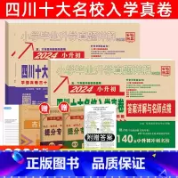 [语文+数学]十大名校入学真卷 小学通用 [正版]2024四川小升初真题卷四川十大名校招生真卷入学真卷四川小升初语文数学