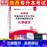 [大学语文]试卷 [正版]库课2024年陕西专升本模拟试卷大学英语语文高等数学专升本复习资料普通高校统招专升本考前冲刺模
