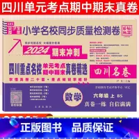 六年级[数学]北师版 小学通用 [正版]2024四川名卷小学一二三四五六年级上下册语文数学测试卷人教版北师大西师版重点名