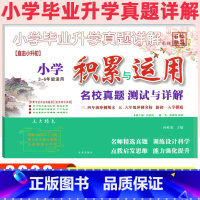 [积累与运用]名校真题测试与详解 小学升初中 [正版]百校联盟2023新版小升初积累与运用语文题型专项练习小学三四五六年