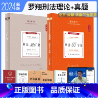 2024[刑法-罗翔]理论+真题 [正版] 2024厚大法考罗翔讲刑法理论+真题+119背诵全3本 配视频课件司法考试刑