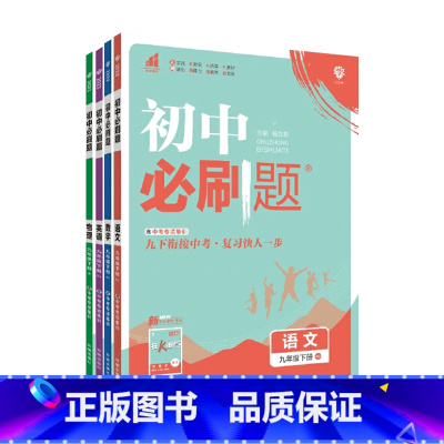 物理教科版 九年级下 [正版]2023新版初中必刷题九年级下册语文数学英语物理化学人教版RJ必刷题政治历史练习题库试卷初