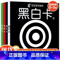 宝宝视觉激发(普及版) [正版]宝宝视觉激发黑白彩色卡全4册经典版黑白卡片婴儿早教卡片视觉激发启蒙早教识别0-3周岁撕不