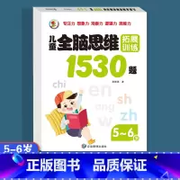 [5-6岁]全脑思维拓展训练1530题 [正版]儿童全脑逻辑思维拓展训练1530题幼儿园小中大班2-3-4-5-6-7岁
