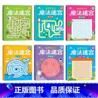 [全套6本 培养专注力]魔法迷宫 [正版]迷宫专注力训练书智力游戏书 儿童3-4-5-6-7-8岁闯关玩具魔线逻辑思维训