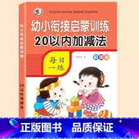 20以内加减法 [正版]幼儿园数字汉字描红本控笔训练儿童练字帖拼音练字本笔画笔顺偏旁幼儿中班大班学前班幼小衔接字帖练习天