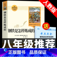 [人教版-八年级下]钢铁是怎样炼成的 [正版]人教版八年级上下册经典常谈钢铁是怎样炼成的红星照耀中国和昆虫记长征飞向太空
