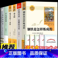 [人教版-八年级下]6册 完整版 [正版]人教版八年级上下册经典常谈钢铁是怎样炼成的红星照耀中国和昆虫记长征飞向太空港星