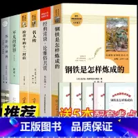 [人教版-八年级下]6册 完整版 [正版]人教版八年级上下册经典常谈钢铁是怎样炼成的红星照耀中国和昆虫记长征飞向太空港星