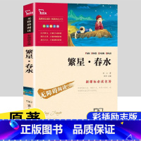 [五年级选读]繁星·春水 [正版]四大名著原著全套4册小学生版西游记红楼梦三国演义水浒传儿童青少年版5年级五下快乐读书吧