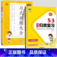 归类复习+句式训练[2本] 二年级下 [正版]2023秋小学53单元归类复习一年级二年级三四五六年级上册下册语文人教版同