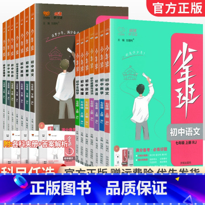 [人教版]历史 七年级下 [正版]2024版少年班七年级上册下册语文数学英语政治历史地理生物人教版北师版外研版全套初中初