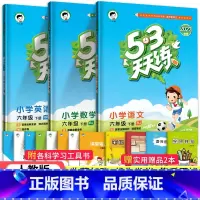 53天天练六年级下语数英3本(人教版) 小学六年级 [正版]2023秋新版小学53天天练六6年级上册下册同步训练语文数学