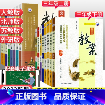 [北师版]数学 三年级下 [正版]2023版鼎尖教案小学三年级下册上册语文数学英语道德与法治体育全套人教版RJ北师大苏教