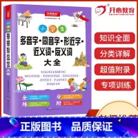 多音字同音字形近字近义词反义词大全 小学通用 [正版]抖音同款小学生多功能大成语词典大英语词典彩图大开本现代汉语词典组词
