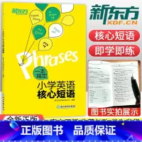 一本搞定小学英语核心短语 小学通用 [正版]新东方 一本搞定小学英语核心短语 小学英语教辅常考常用易混易错核心短语词组五