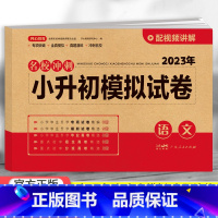 模拟试卷 语文 小学升初中 [正版]2023小升初模拟试卷真题卷语文数学英语全套人教版小学毕业升学系统总复习知识大集结资