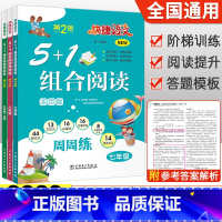 语文5+1组合阅读 九年级/初中三年级 [正版]快捷语文周周练七八九年级5+1组合阅读活页版初中789年级上册下册语文阅