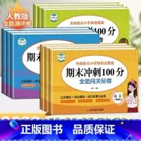 [人教版]语文+数学2本 二年级下 [正版]期末冲刺100分一年级二年级三四五六年级上下册试卷测试卷全套人教版小学语文数