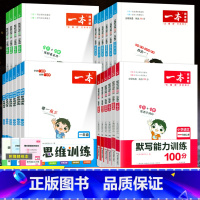 语文默写能力训练100分[人教版] 一年级上 [正版]小学默写能力训练100分数学思维计算能力训练一二三年级四五六年级上