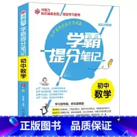 [正版]书魔方一学霸提分笔记:初中数学(配套模拟试卷)新版学霸提分笔记初中数学初一初二初三全国通用图解7七8八9九年级知