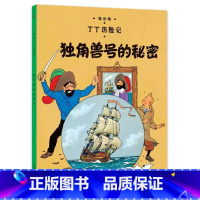 [大开本10-独角兽号的秘密] [正版]埃尔热丁丁历险记全套22册大开本绘本漫画故事书 一二三年级小学生有趣课外阅读书籍