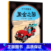 [大开本14-黑金之国] [正版]埃尔热丁丁历险记全套22册大开本绘本漫画故事书 一二三年级小学生有趣课外阅读书籍版6-