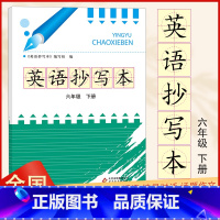 [正版]英语抄写本 六年级下册 RJ人教版 重点单词核心句型情景对话话题作文 字母书写提示练习练字 课堂同步英语小学6年