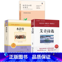 初中名著阅读+中学必背古诗文 九年级上 [正版]初中名著阅读九年级上阅读初中生阅读 世界经典文学名著初中阅读名著水浒传艾