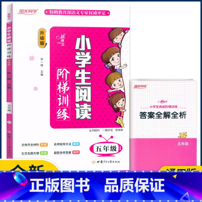 [正版]宇轩图书新概念小学生阅读阶梯训练五年级升级版 小学5年级上下册通用版小学语文同步阅读能力提升理解训练辅导练习册