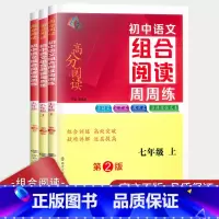 [语文组合阅读]周周练 八年级上 [正版] 初中语文组合阅读周周练七年级八年级上册九年级高分阅读第2版初中古诗文文言文现