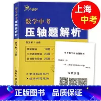 [正版]鹿贝思 中考数学压轴题解析 上海版 上海科学普及出版社 上海中考数学压轴题专练 初三数学辅导用书 薛文斌主编