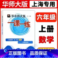 6年级上 数学(增强版) 六年级 [正版]华东师大版一课一练六年级上下册语文数学英语普通版增强版6年级上海沪教版初中教辅