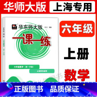 6年级上 数学 六年级 [正版]华东师大版一课一练六年级上下册语文数学英语普通版增强版6年级上海沪教版初中教辅同步练习册
