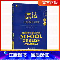 语法[八年级通用]分层强化训练 初中通用 [正版]蓝皮英语系列七八九年级中考英语语法分层强化训练初三英语语法大全必刷题提